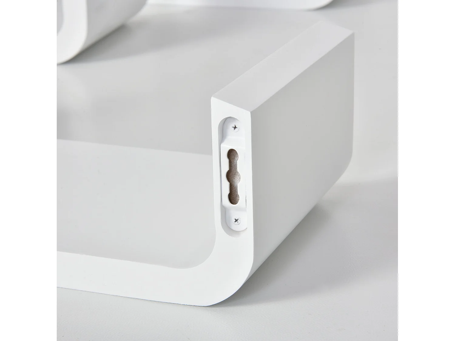 Juego de 3 estantes de pared blanco 60x15x10 cm HOMCOM