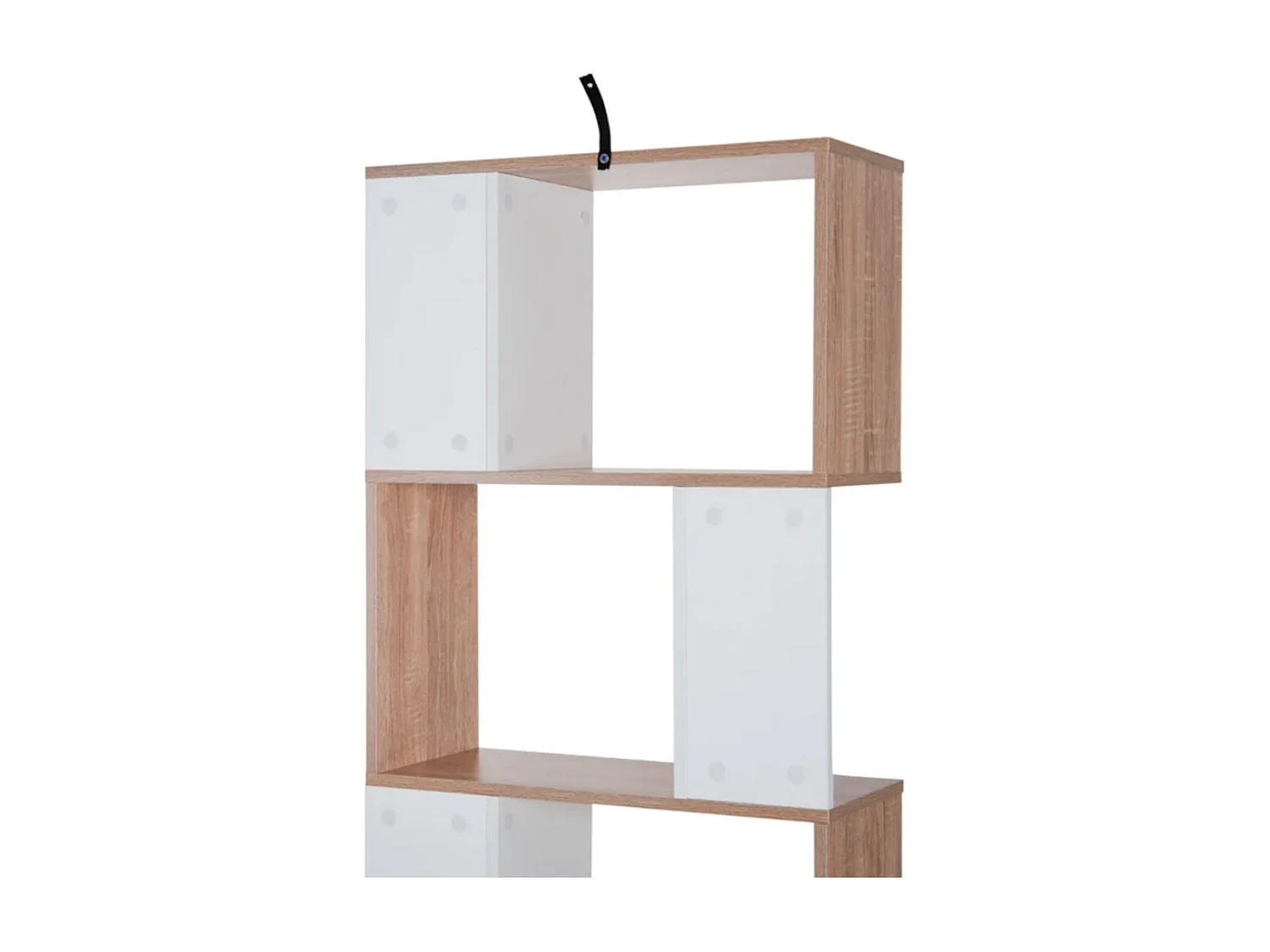 Estantería librería madera y blanco 60x24x184.5 cm HOMCOM