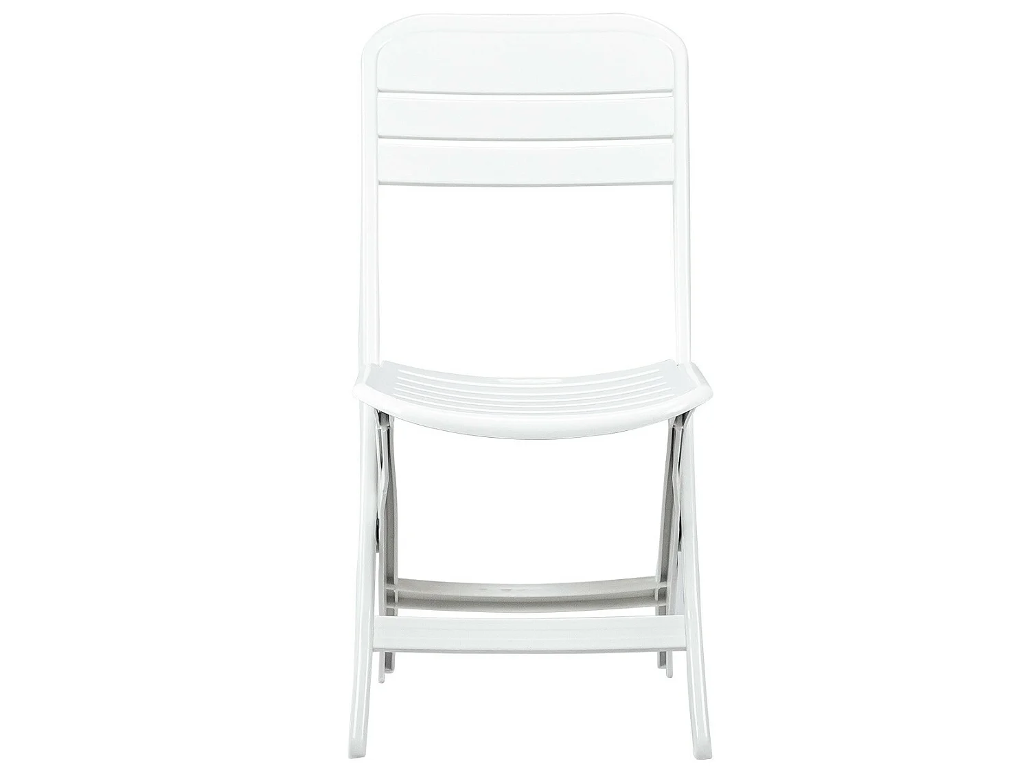 Silla Plegable Blanca 52x40x82cm 7house