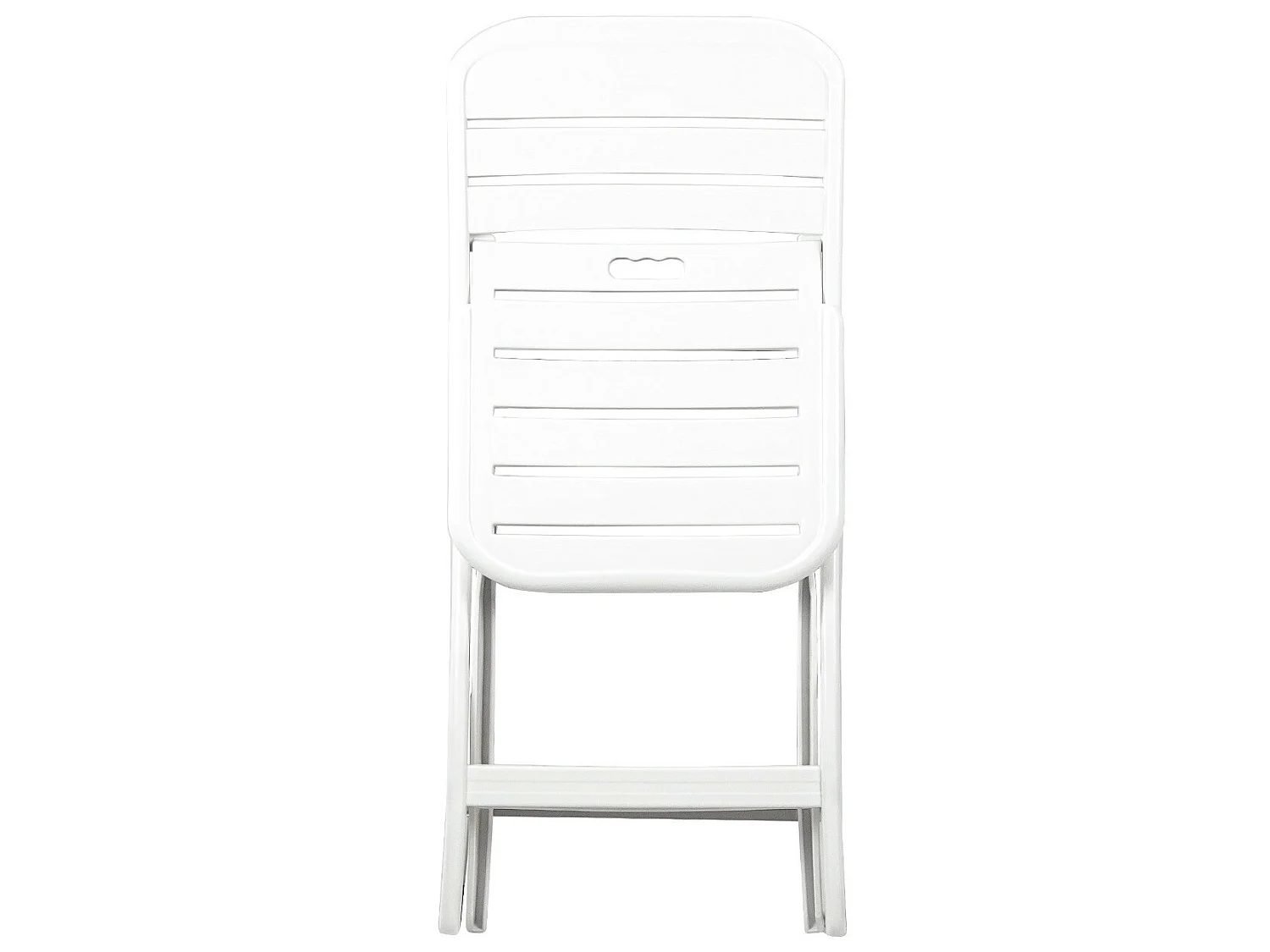 Silla Plegable Blanca 52x40x82cm 7house