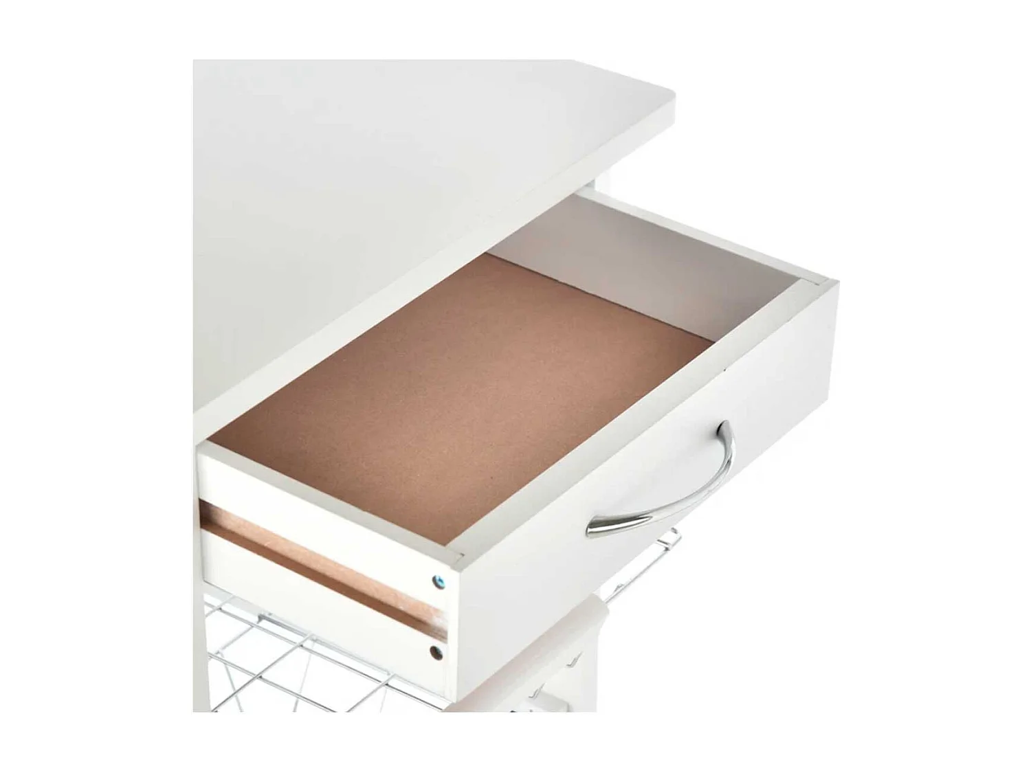 Carrito de cocina blanco 47x37x83 cm HOMCOM