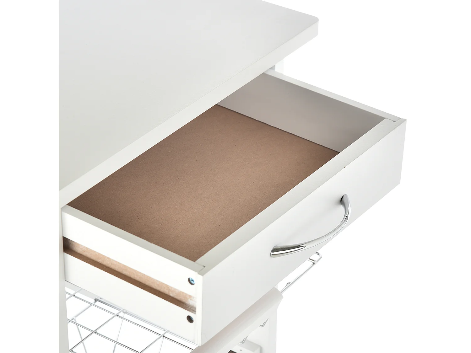 Carrito de cocina blanco 47x37x83 cm HOMCOM