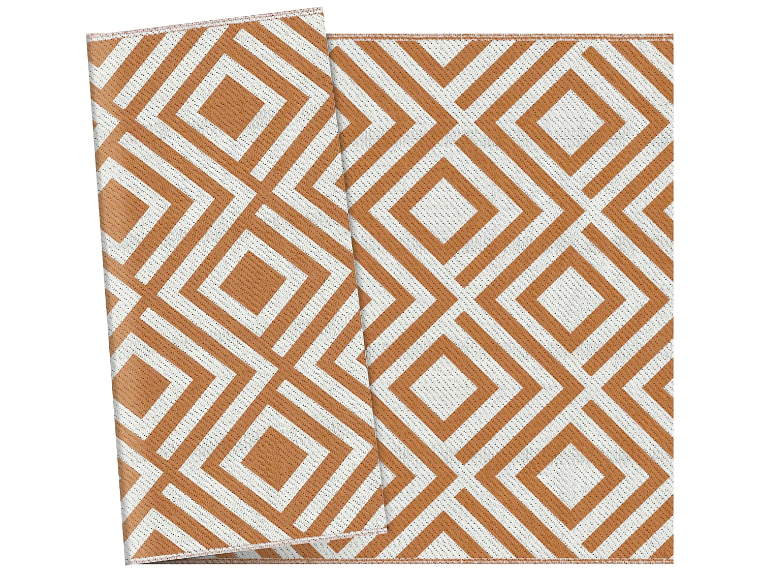 Alfombra de exterior marrón 182x274x0.3 cm Outsunny