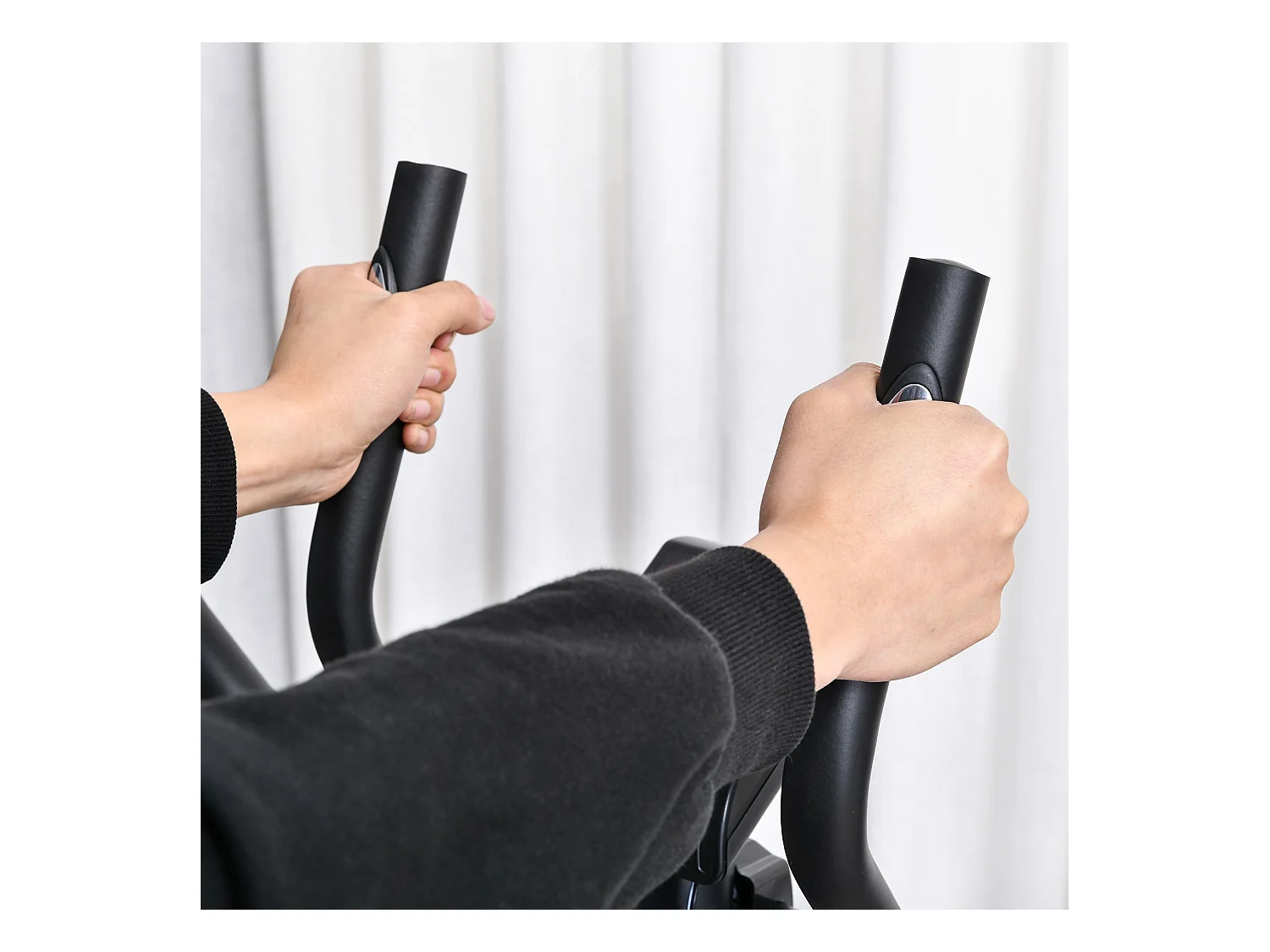 Bicicleta elíptica negro 103x62x151 cm HOMCOM