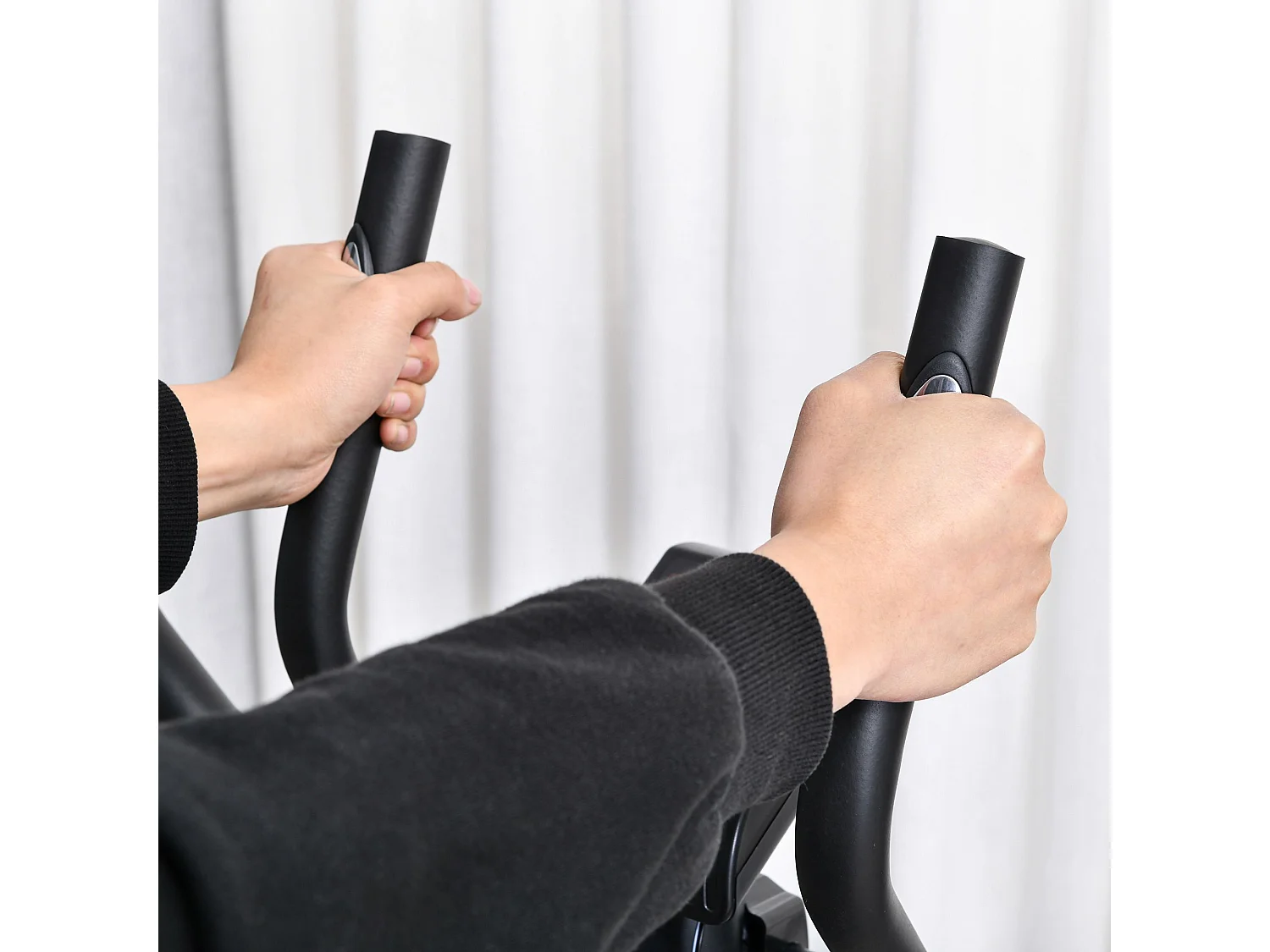 Bicicleta elíptica negro 103x62x151 cm HOMCOM