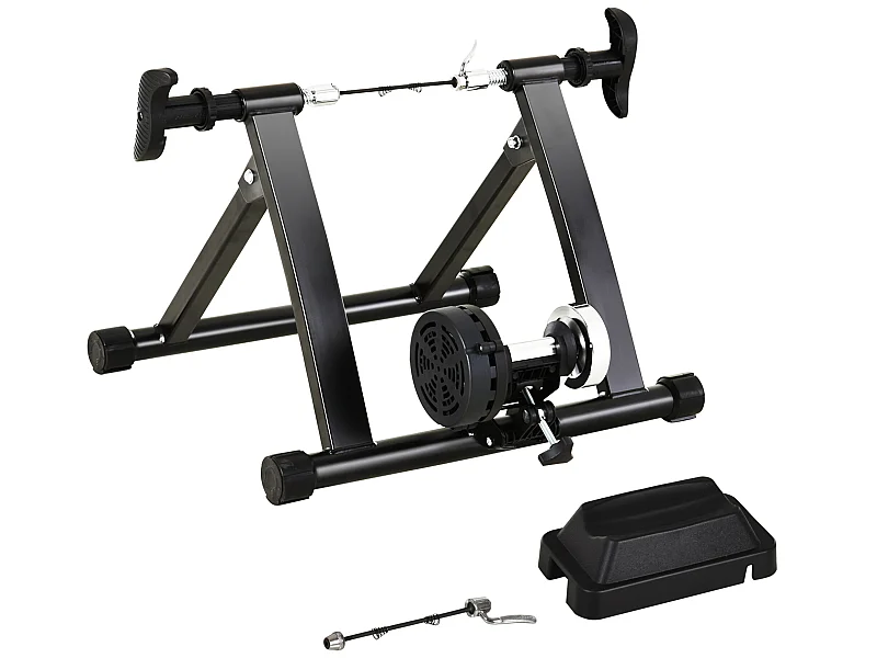Rodillo entrenamiento bicicleta negro 54.5x47.2x39.1 cm HOMCOM