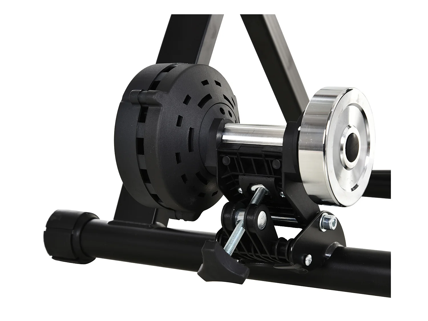 Rodillo entrenamiento bicicleta negro 54.5x47.2x39.1 cm HOMCOM