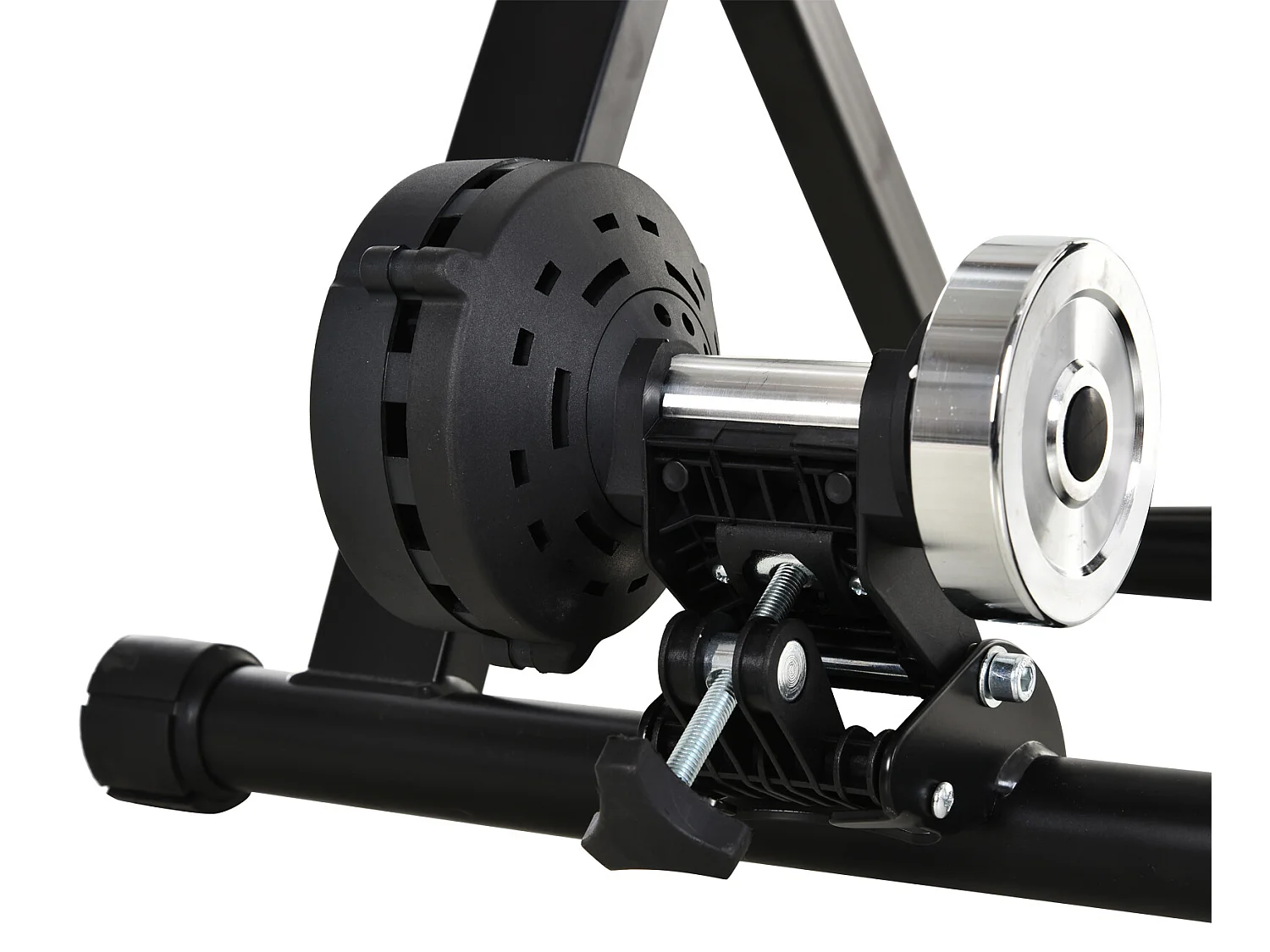 Rodillo entrenamiento bicicleta negro 54.5x47.2x39.1 cm HOMCOM