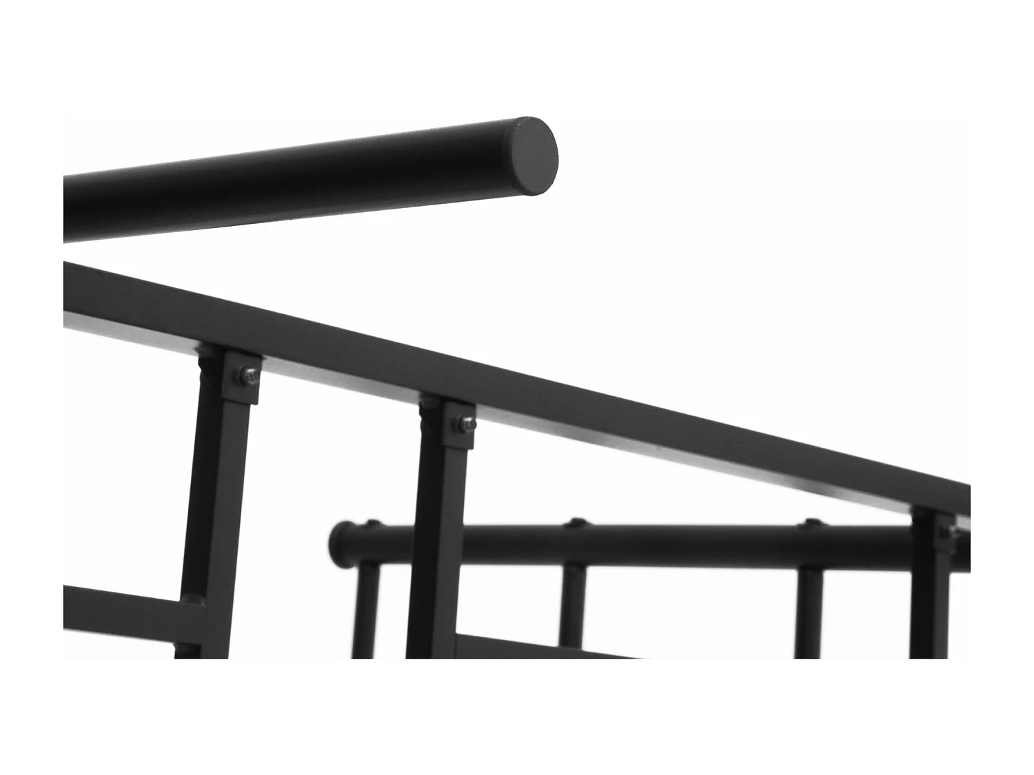 Marco de cama doble negro 158x211x106 cm HOMCOM