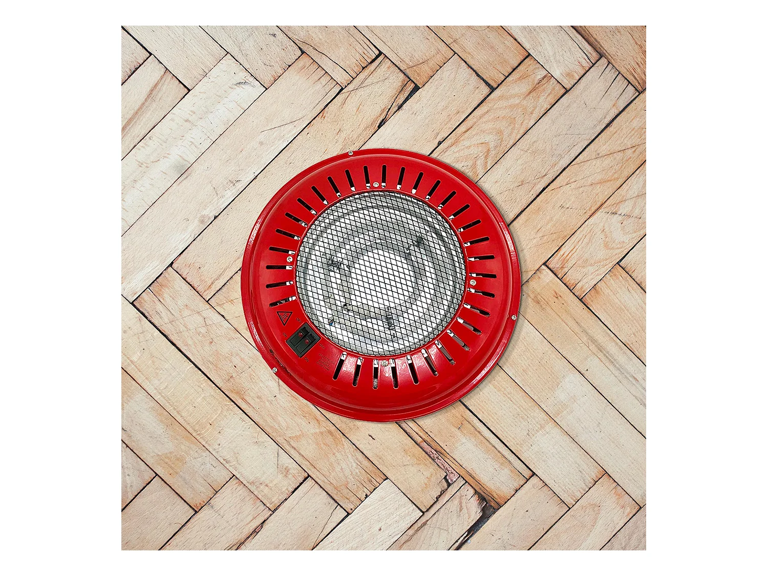 Braciere elettrico 3 modalità di potenza 300W/500W/800W Rosso Ø34x9,5 cm O91