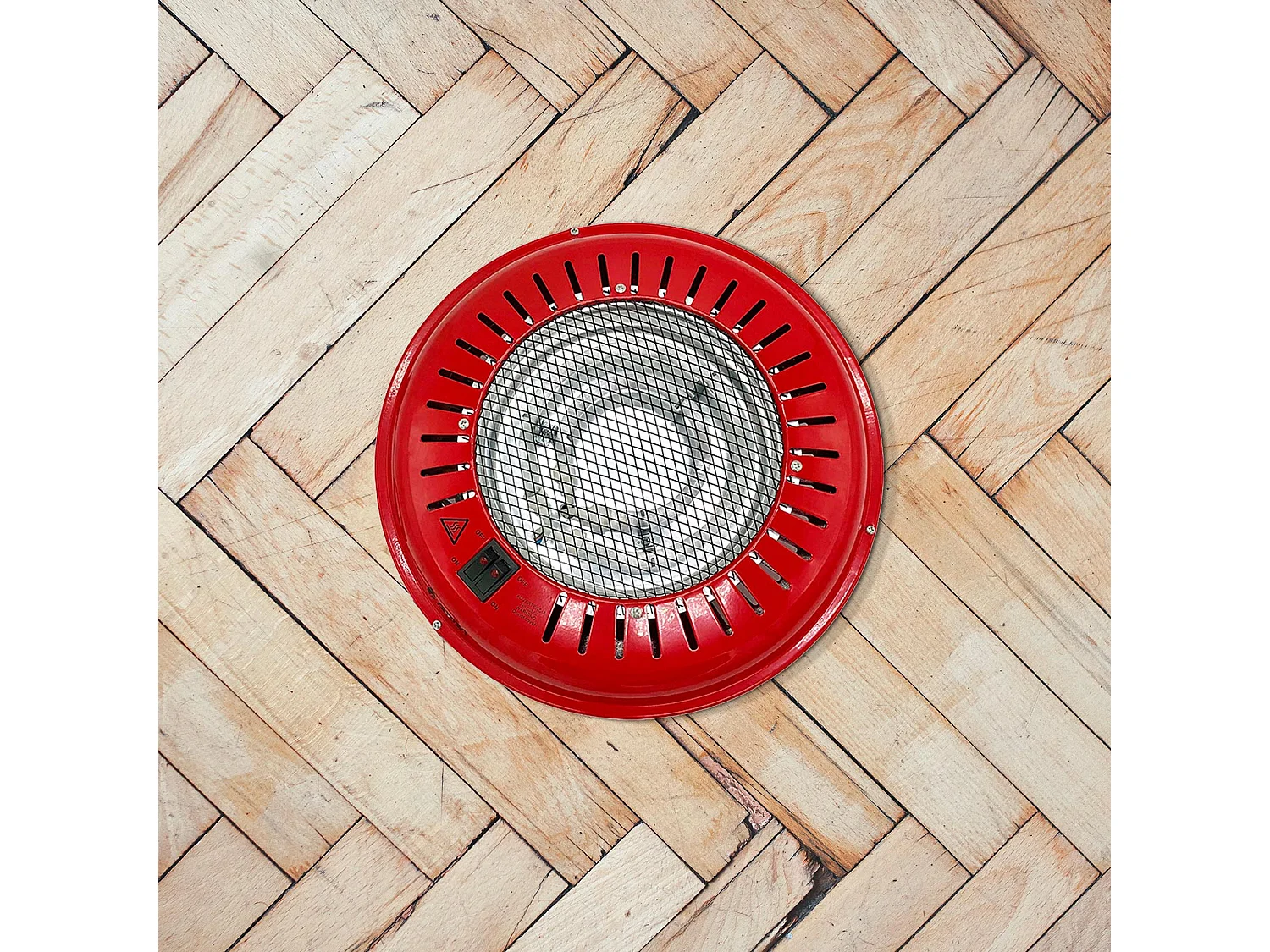 Brasero Eléctrico 3 Modos de Potencia 300W/500W/800W Rojo Ø34x9.5cm O91