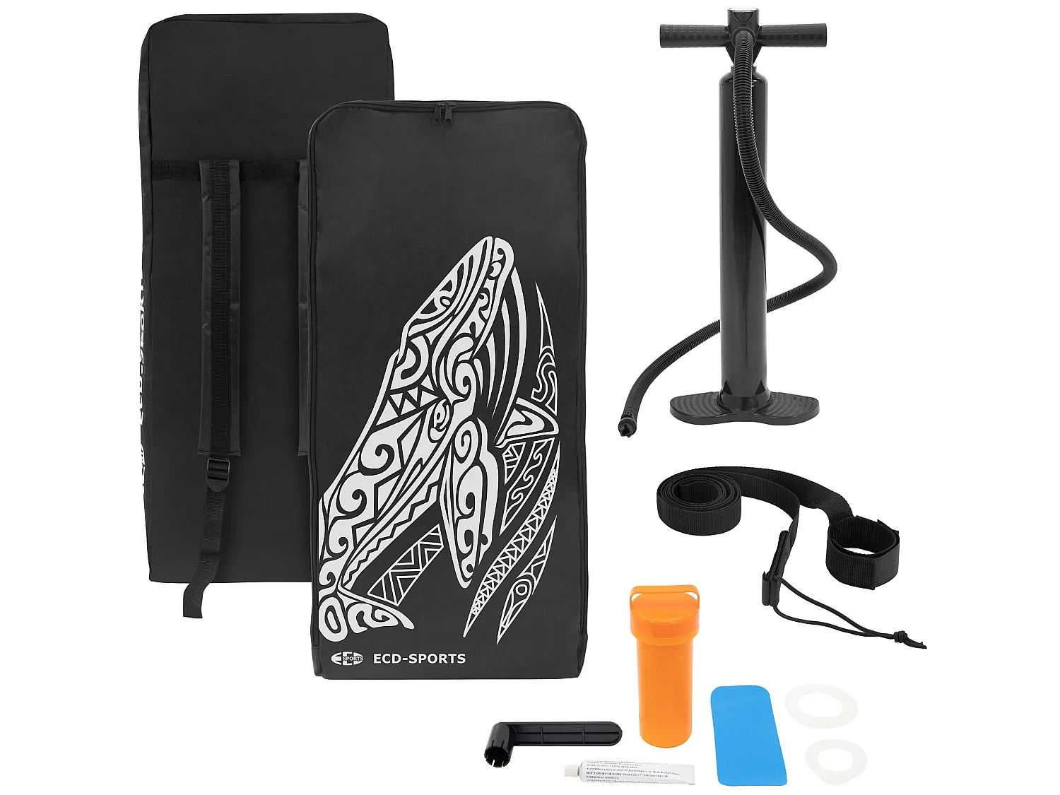 Stand up paddle board gonflable XXL bleu 380 cm ECD Germany