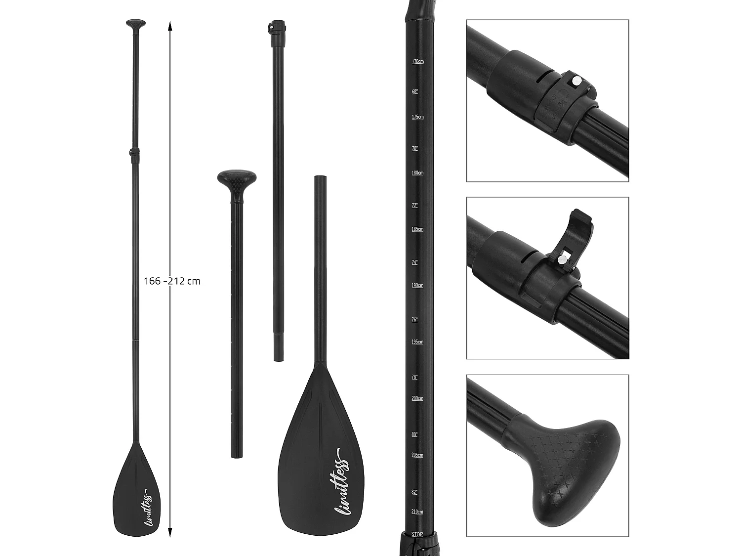 Stand up paddle board gonflable Limitless turquoise ECD Germany