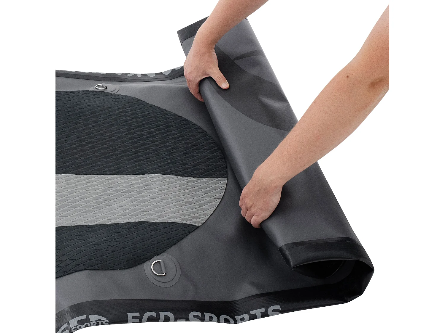 Stand up paddle board gonflable XXL noir 380 cm ECD Germany