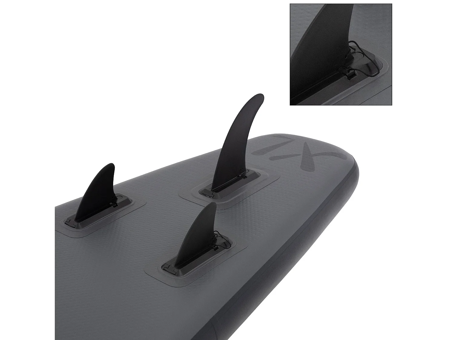 Stand up paddle board gonflable XXL noir 380 cm ECD Germany