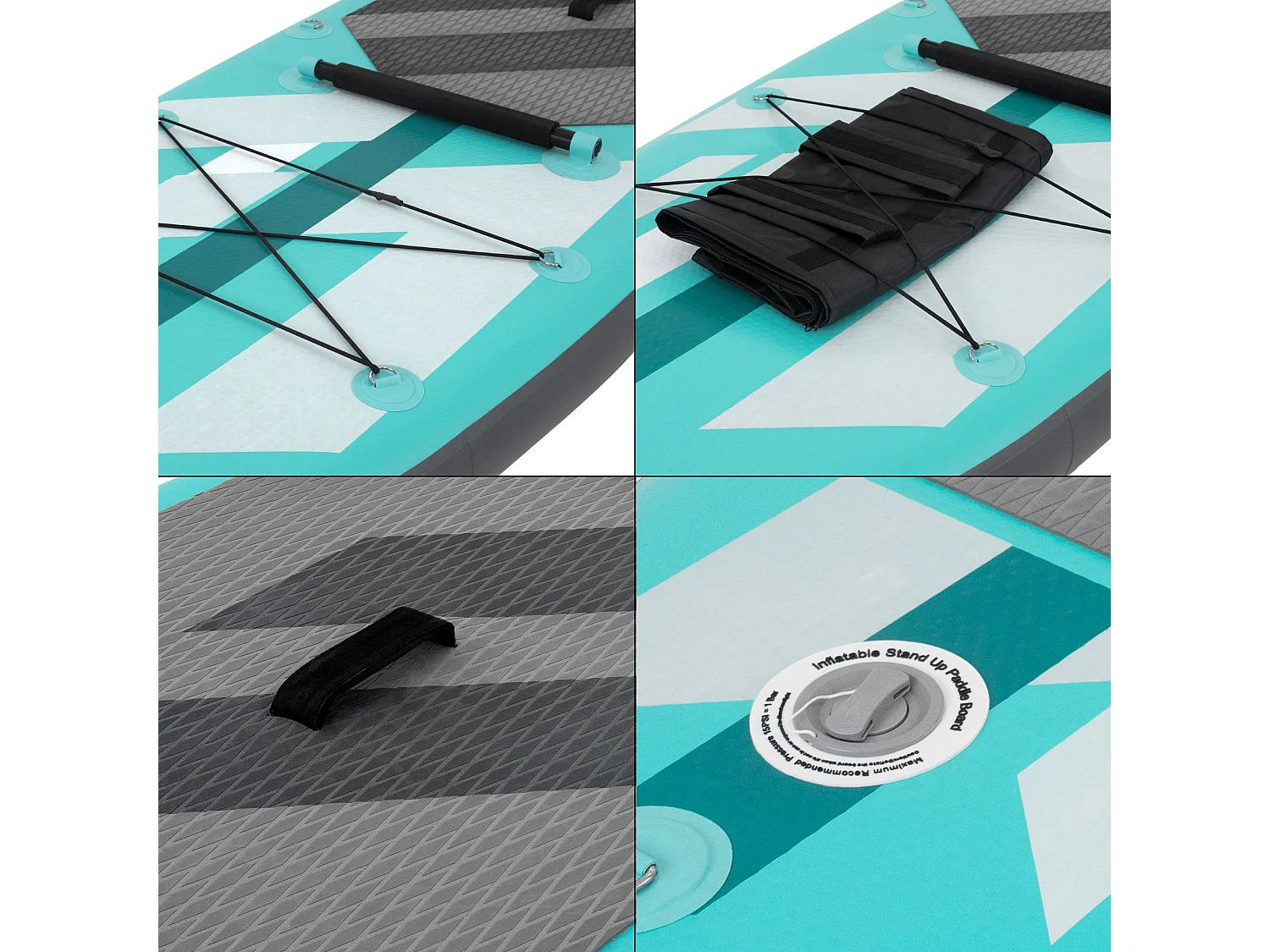 Stand up paddle board SUP turquoise 320 cm ECD Germany