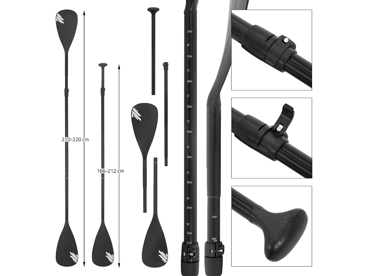 Stand up paddle board SUP turquoise 320 cm ECD Germany