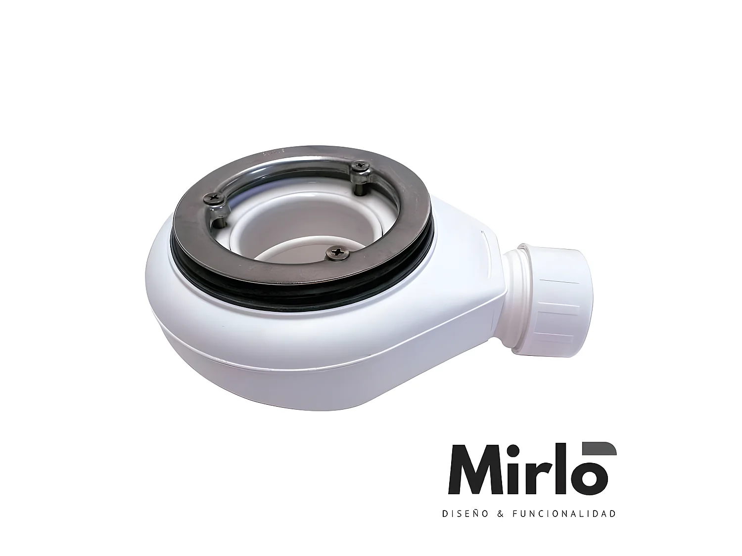 Plato de ducha  ONDA CURVE CREMA  80x80 cm (radio 55) rejilla inox