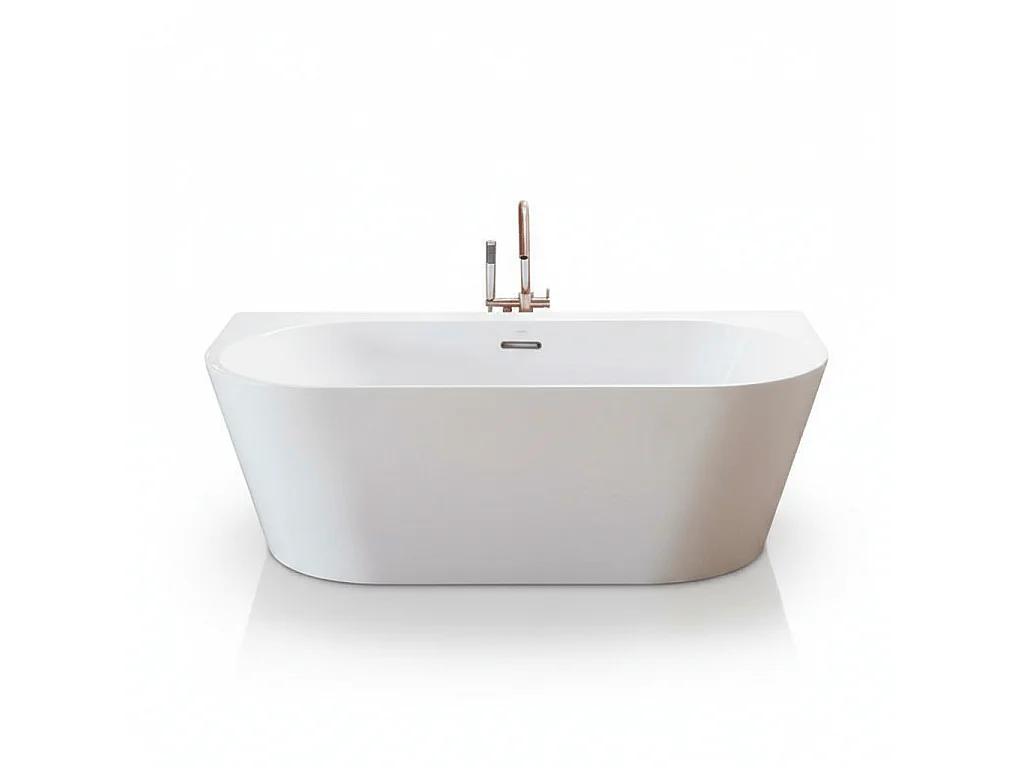 Freistehende Badewanne TORINO MURO | SANYCCES 170 cm - mit Seitenarmatur