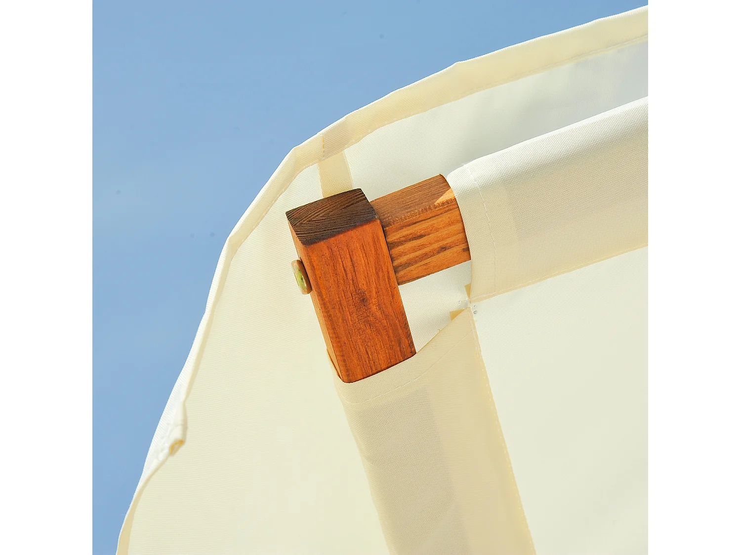 Hamac de jardin avec support en bois et parasol hamac sur pied 2 personnes max. charge max. 180 Kg