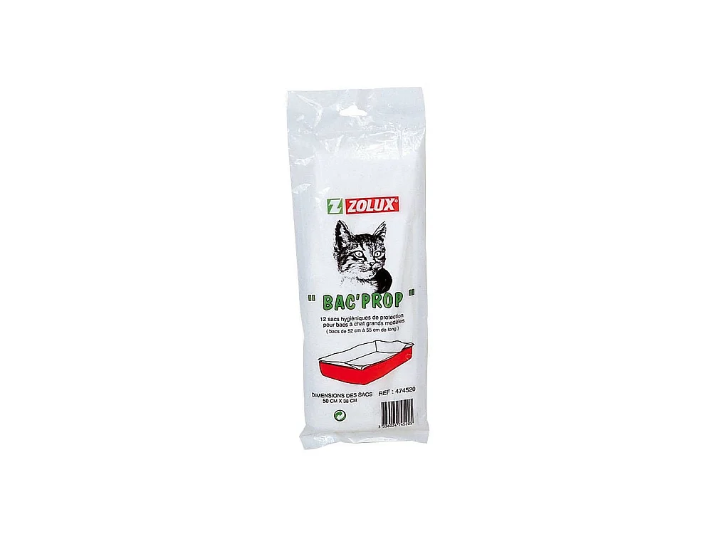 Sacs de protection pour litière 50x38cm (Lot de 12)