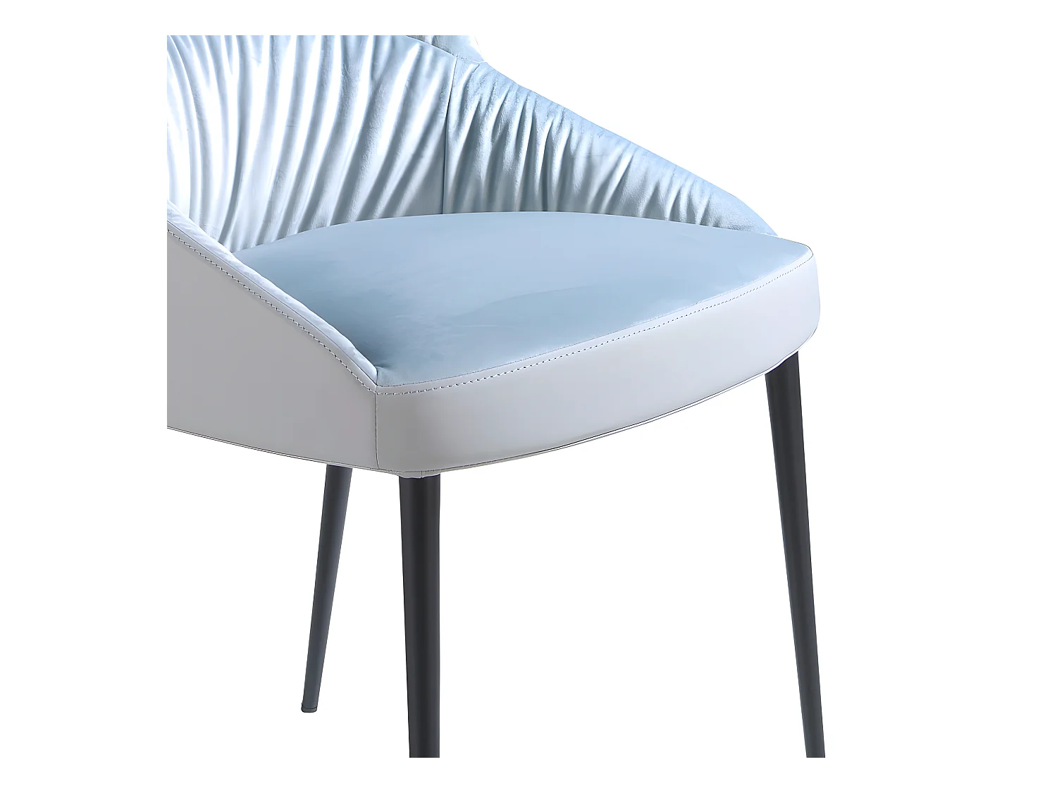 Chaise à manger velours et similicuir. 4109 ANGEL CERDA