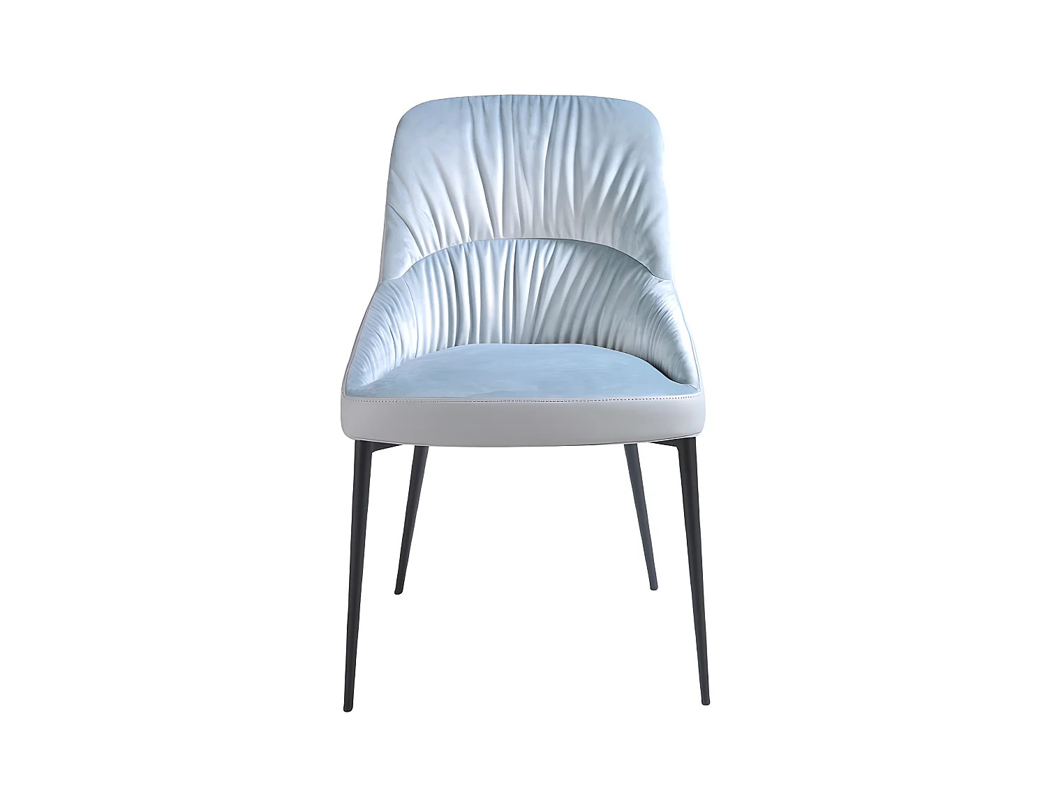 Chaise à manger velours et similicuir. 4109 ANGEL CERDA