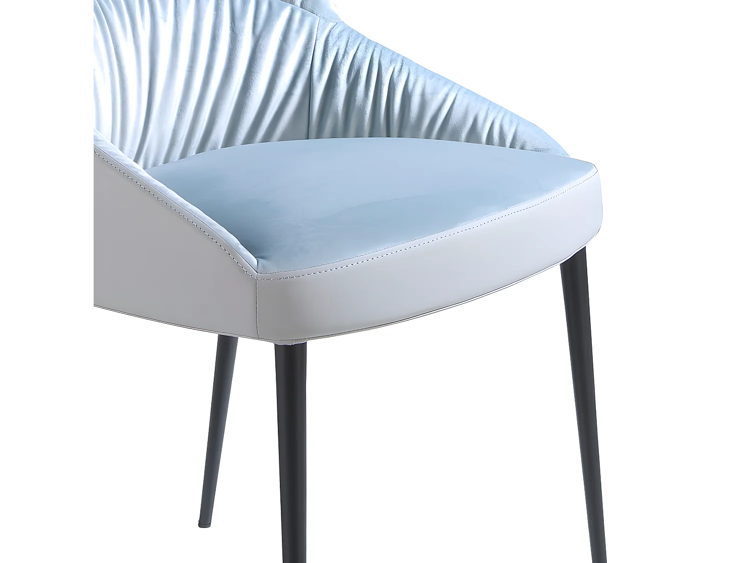 Chaise à manger velours et similicuir. 4109 ANGEL CERDA