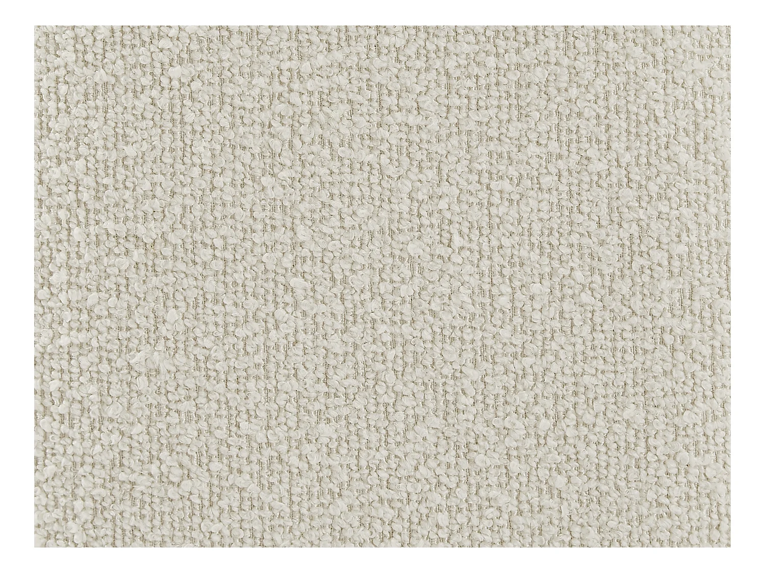 Divano 3 posti in Tessuto bouclé Bianco avorio - LERICI di Pascal Morabito