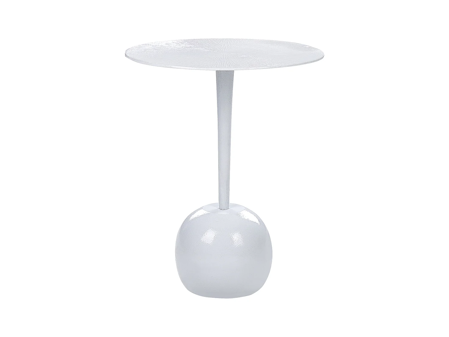 Table d'appoint EUCLA Métal Blanc