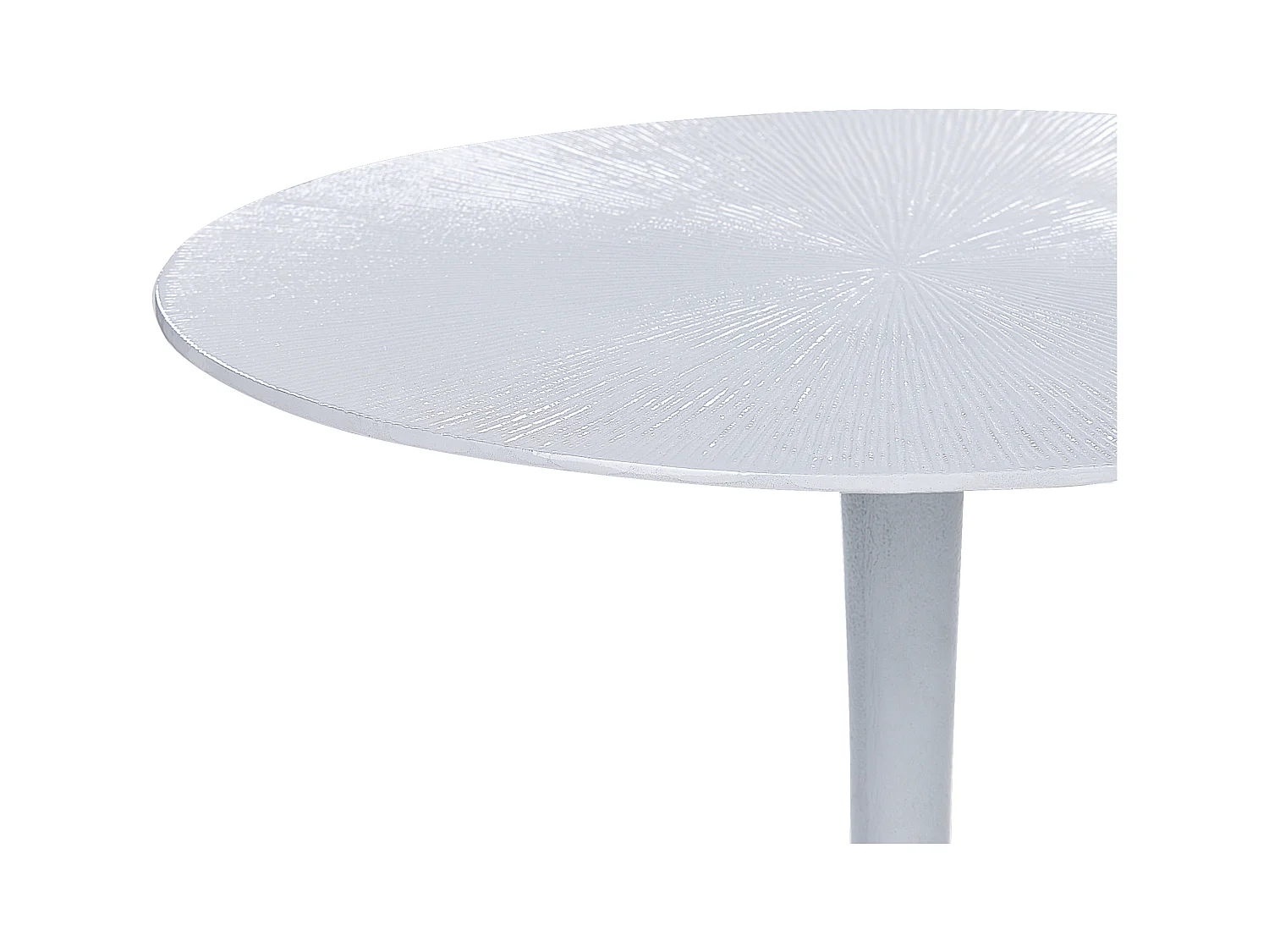 Table d'appoint EUCLA Métal Blanc