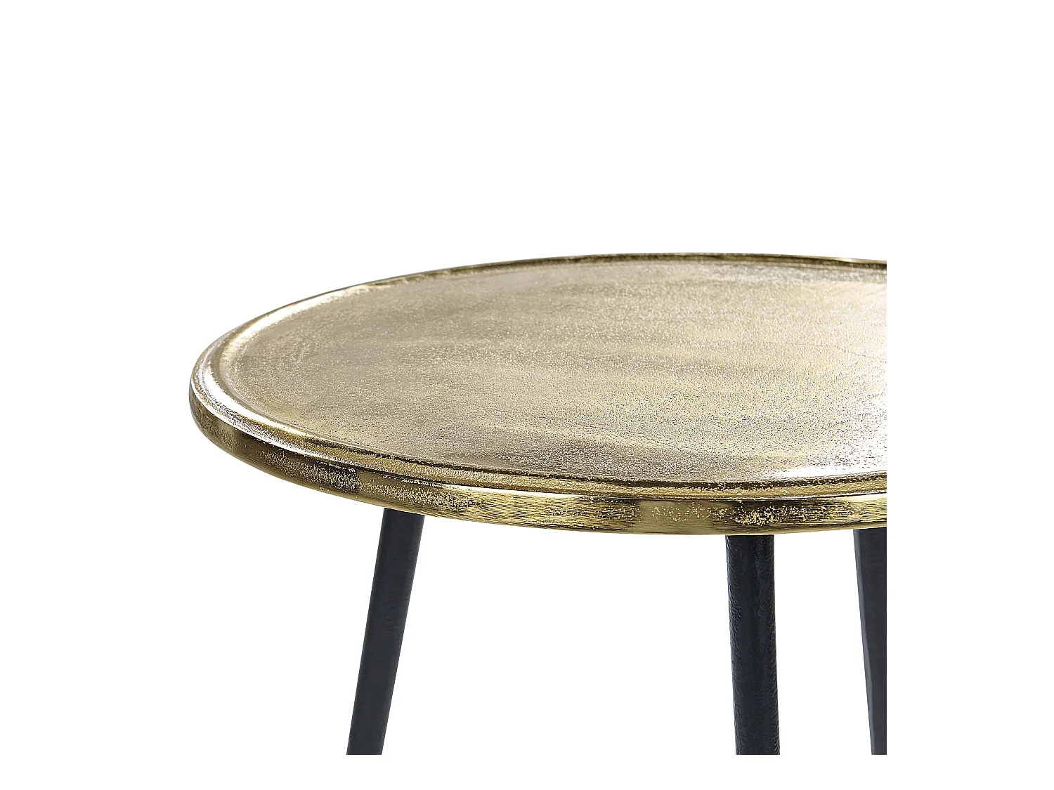 Table d'appoint TELFER Métal Doré