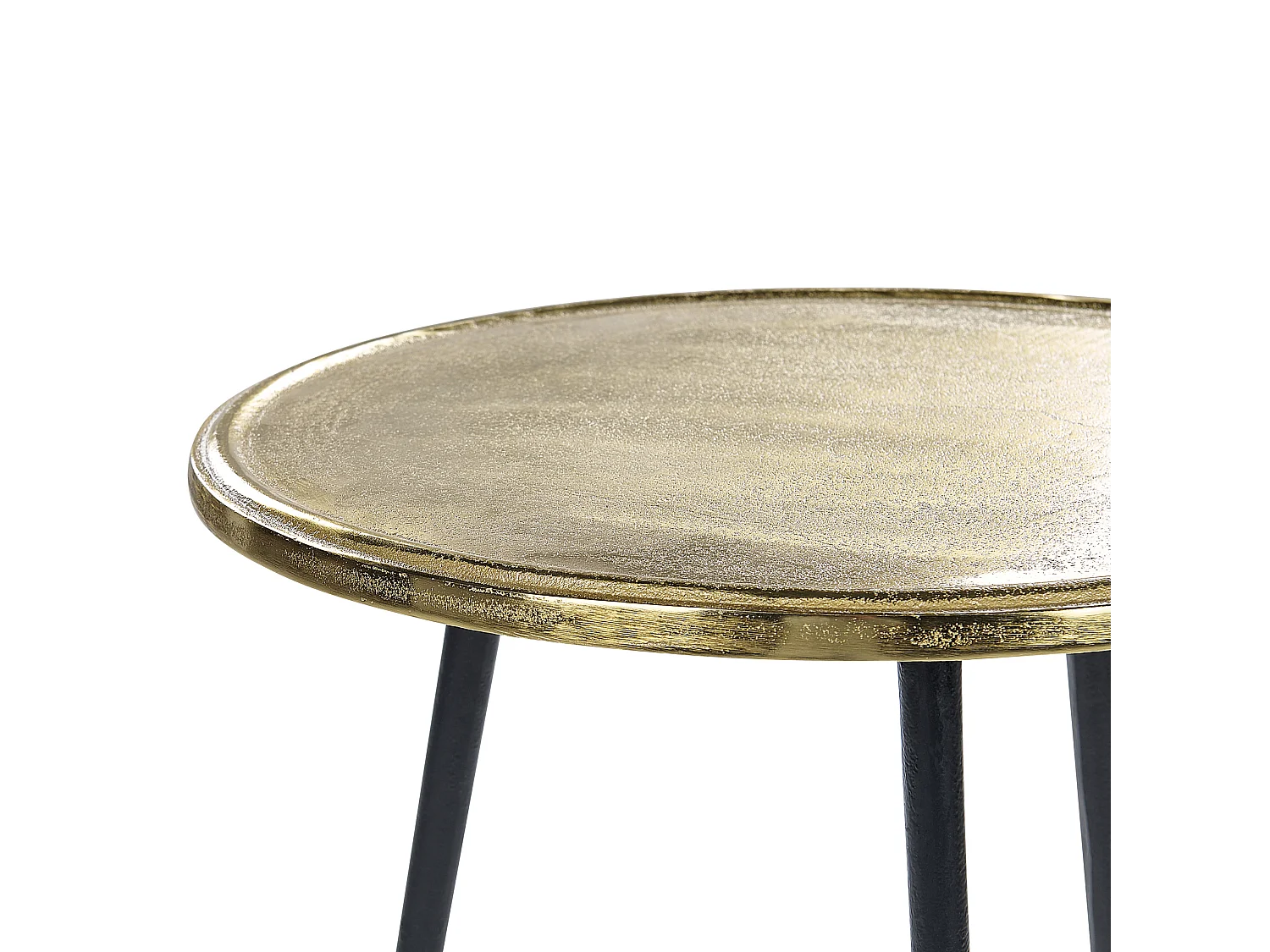 Table d'appoint TELFER Métal Doré