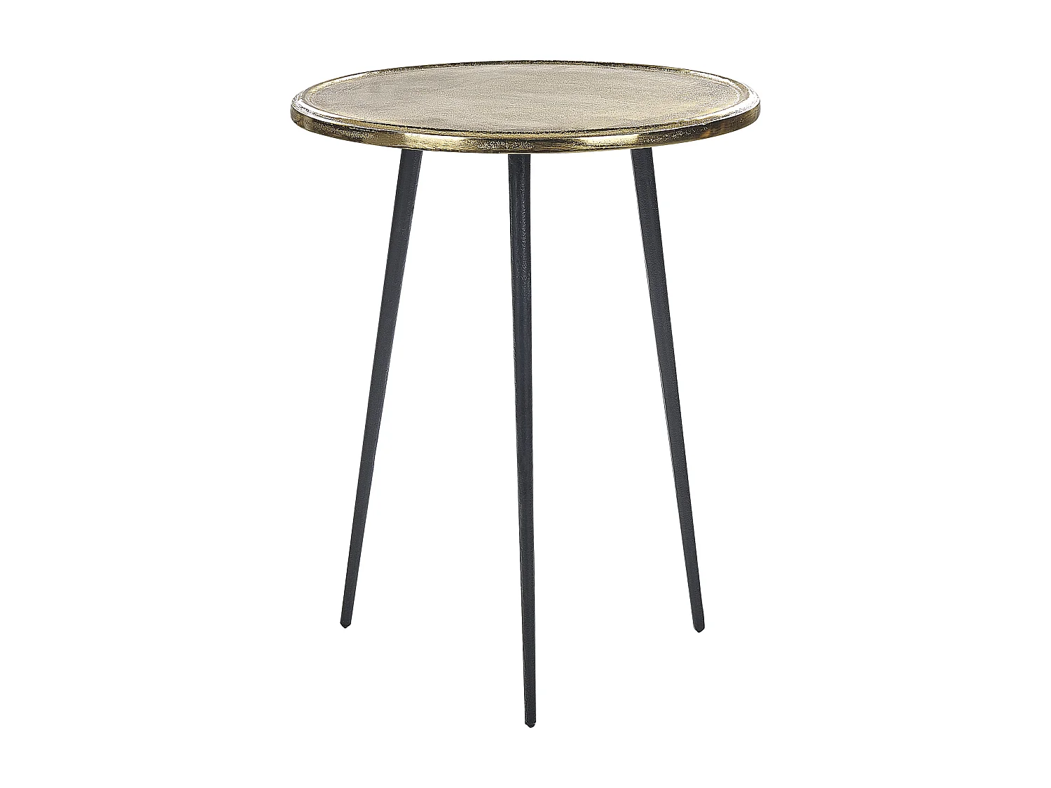 Beistelltisch TELFER Metall Gold