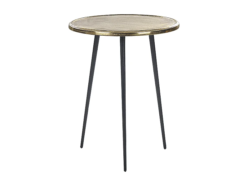 Table d'appoint TELFER Métal Doré
