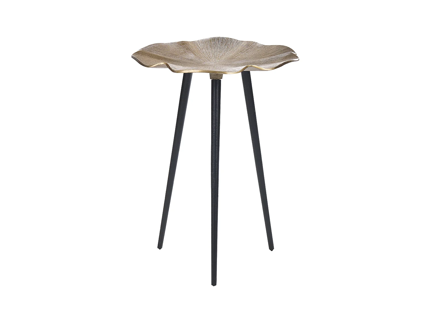 Stolik pomocniczy PUDUR Metal Złoty