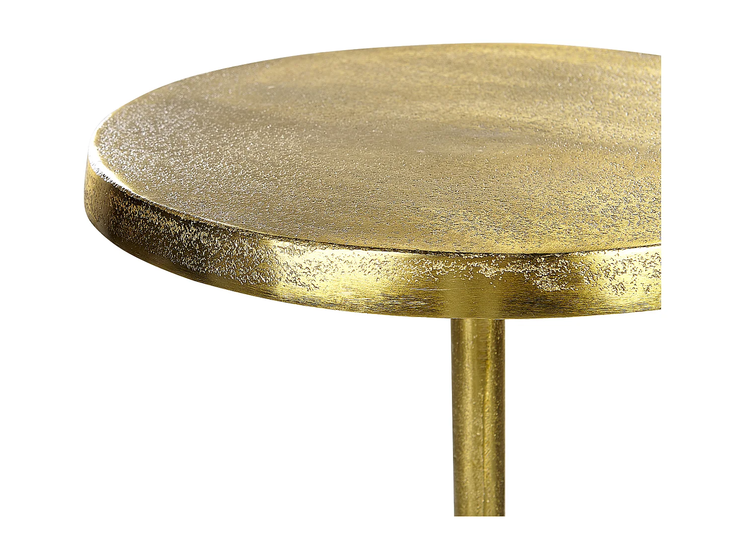 Beistelltisch PANNOUVRE Metall Gold