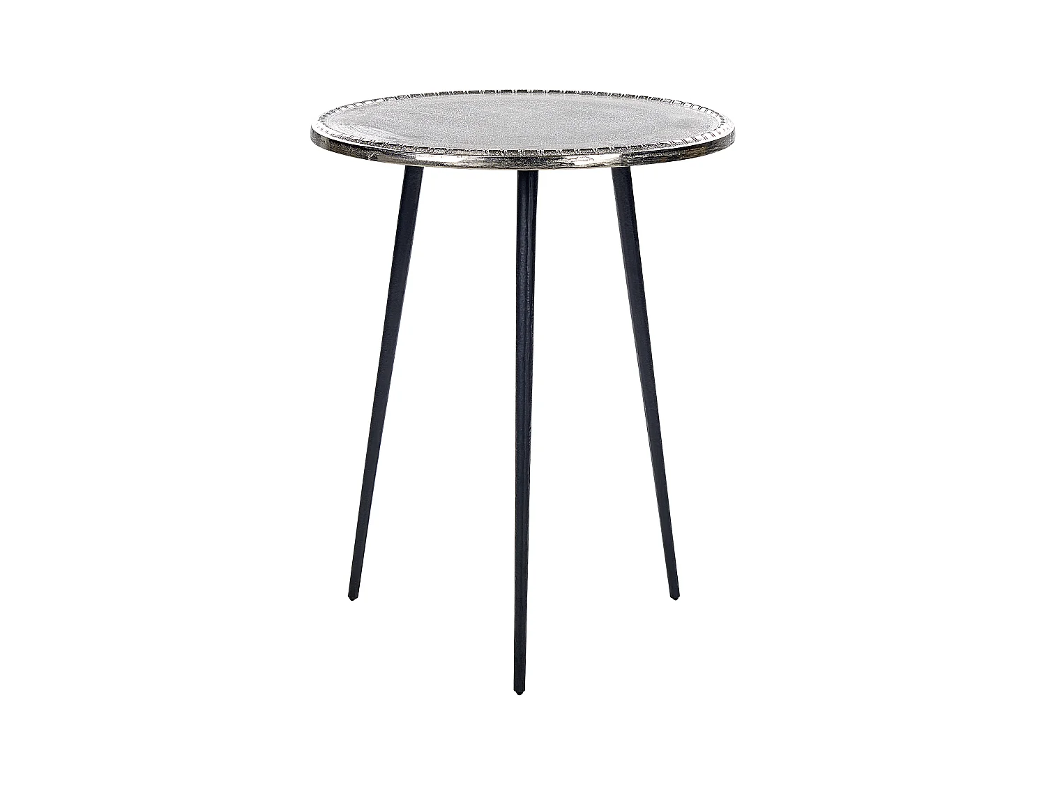 Table d'appoint TELFER Métal Argenté