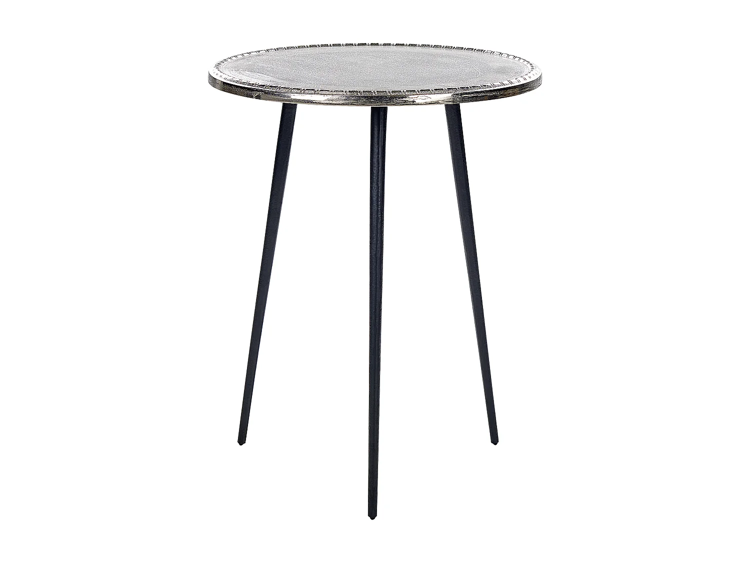 Bijzettafel TELFER Metaal Zilver