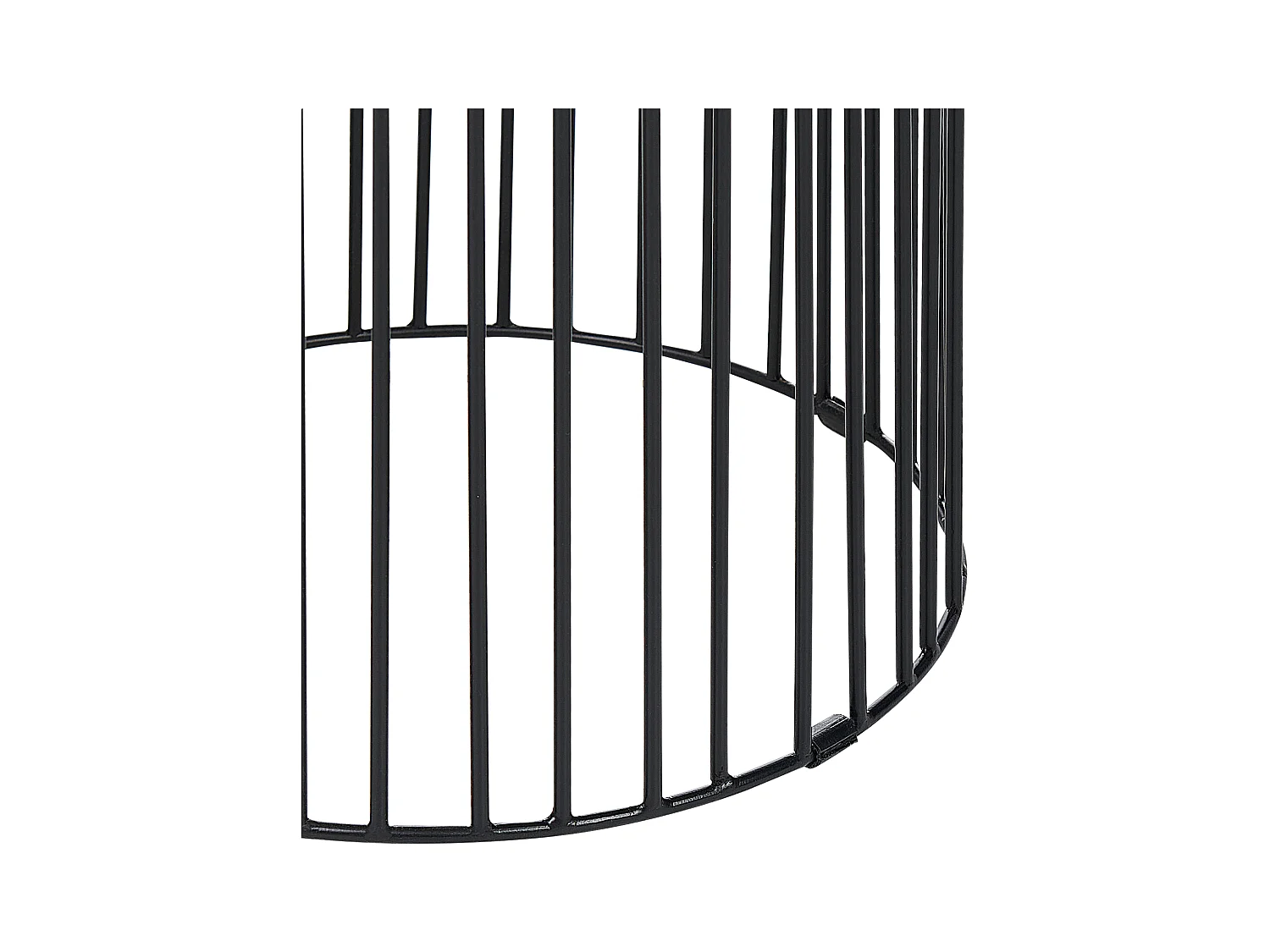 Stolik pomocniczy WILLS Drewno mango Brązowy/ czarny