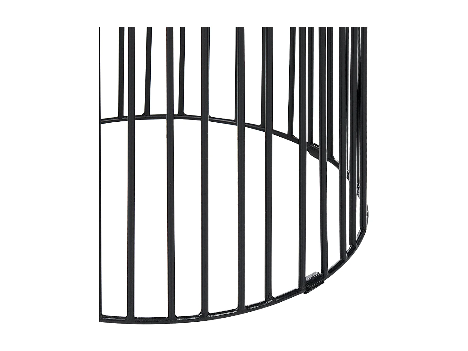 Table d'appoint WILLS Bois de manguier Marron/noir