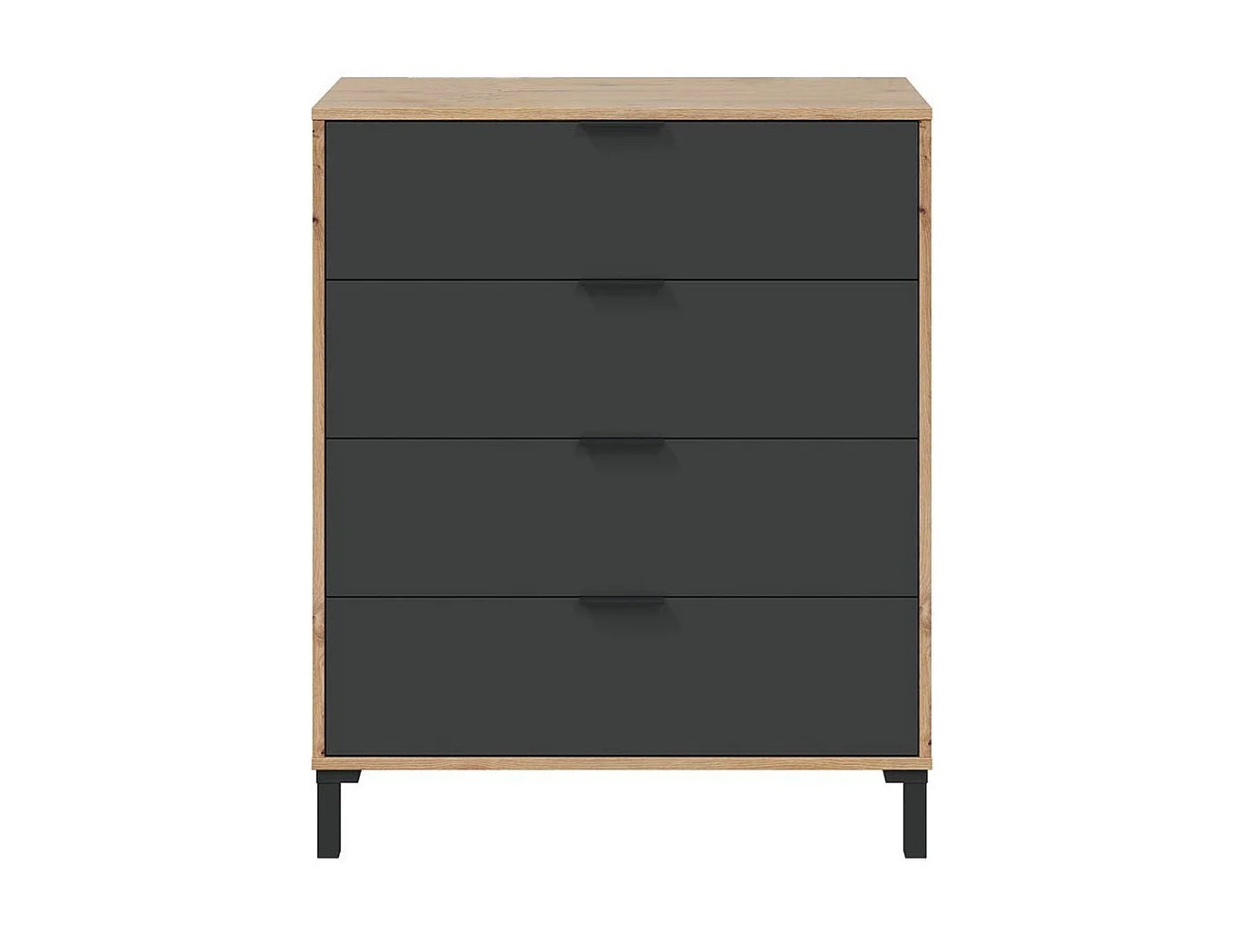 Commode met 4 laden - L77,5 cm