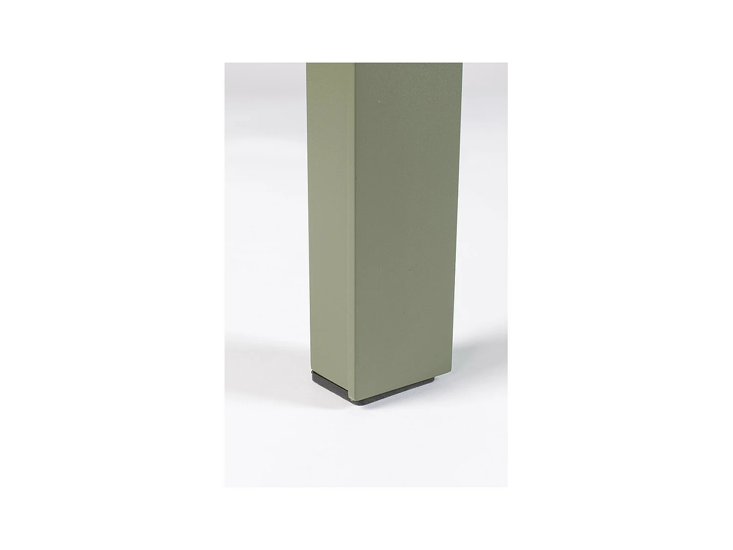 VONDEL - Table de jardin en aluminium vert
