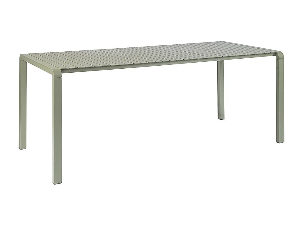 VONDEL - Table de jardin en aluminium 214x97cm