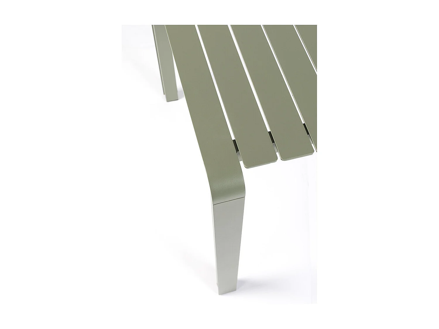 VONDEL - Table de jardin en aluminium 214x97cm