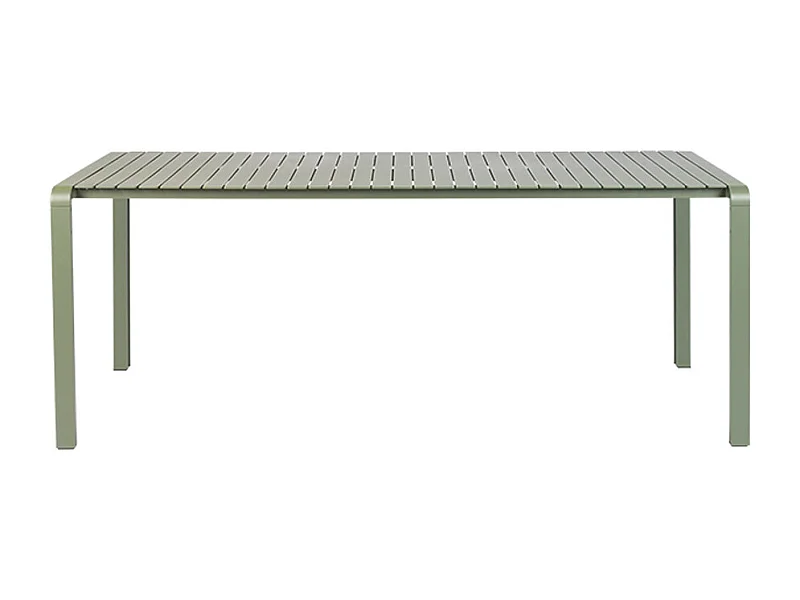VONDEL - Table de jardin en aluminium 214x97cm