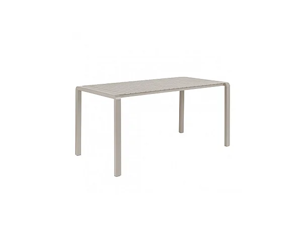 VONDEL - Table de jardin en aluminium Argile
