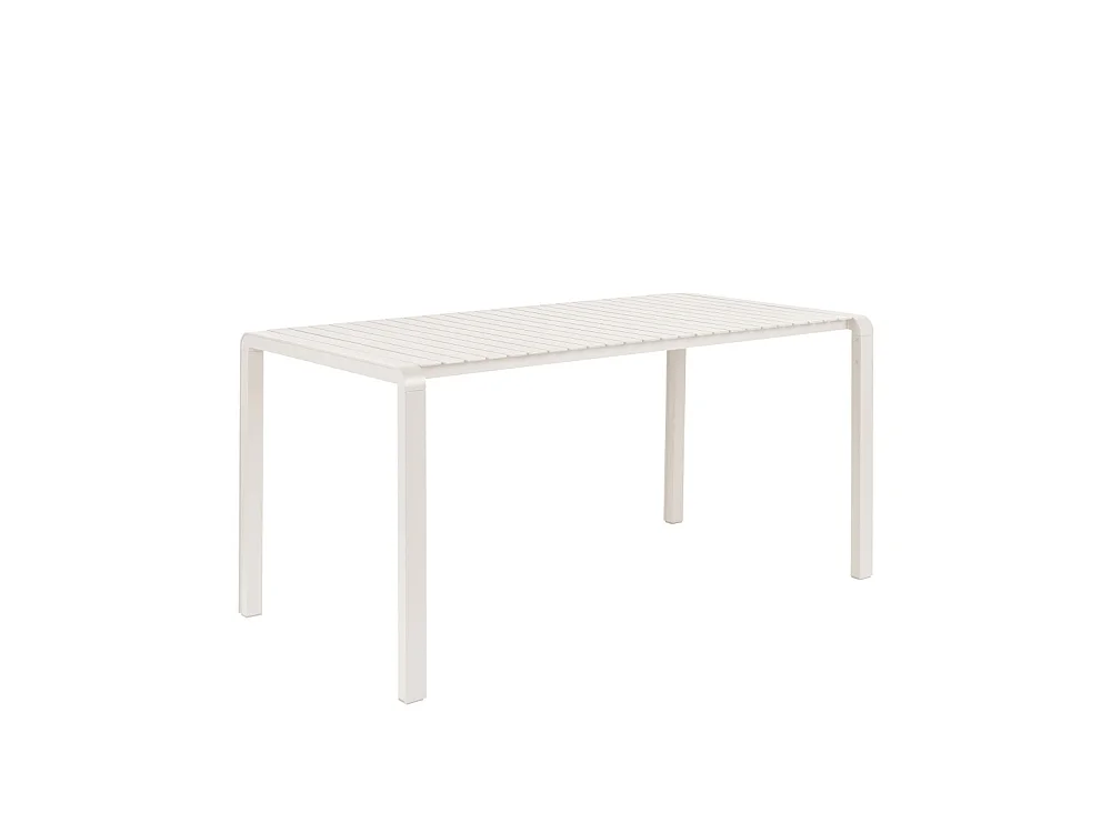 VONDEL - Table de jardin en aluminium Argile