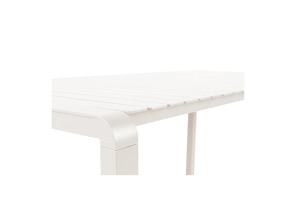 VONDEL - Table de jardin en aluminium Argile