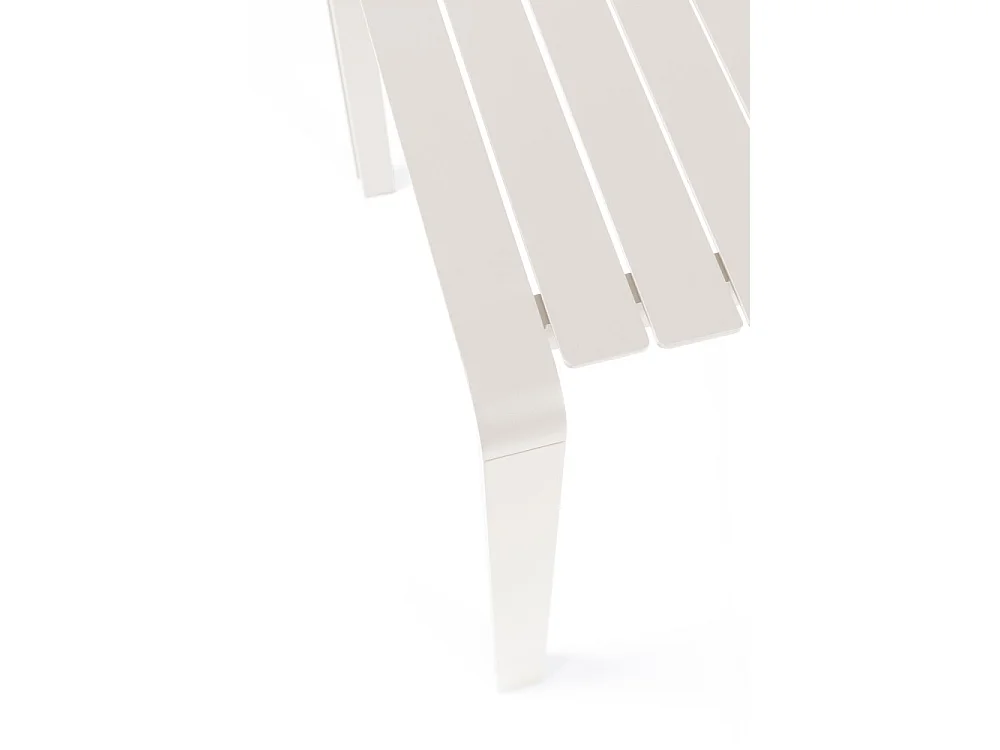 VONDEL - Table de jardin en aluminium Argile